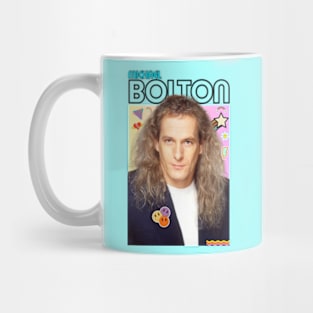 michael bolton  quotes art 90s style retro vintage 70s Mug